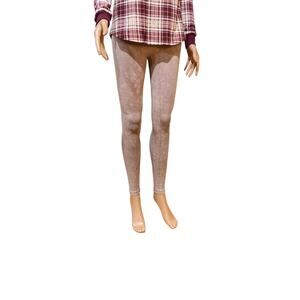 Active Domino Fashion Seamless Leggings Size Small Purple